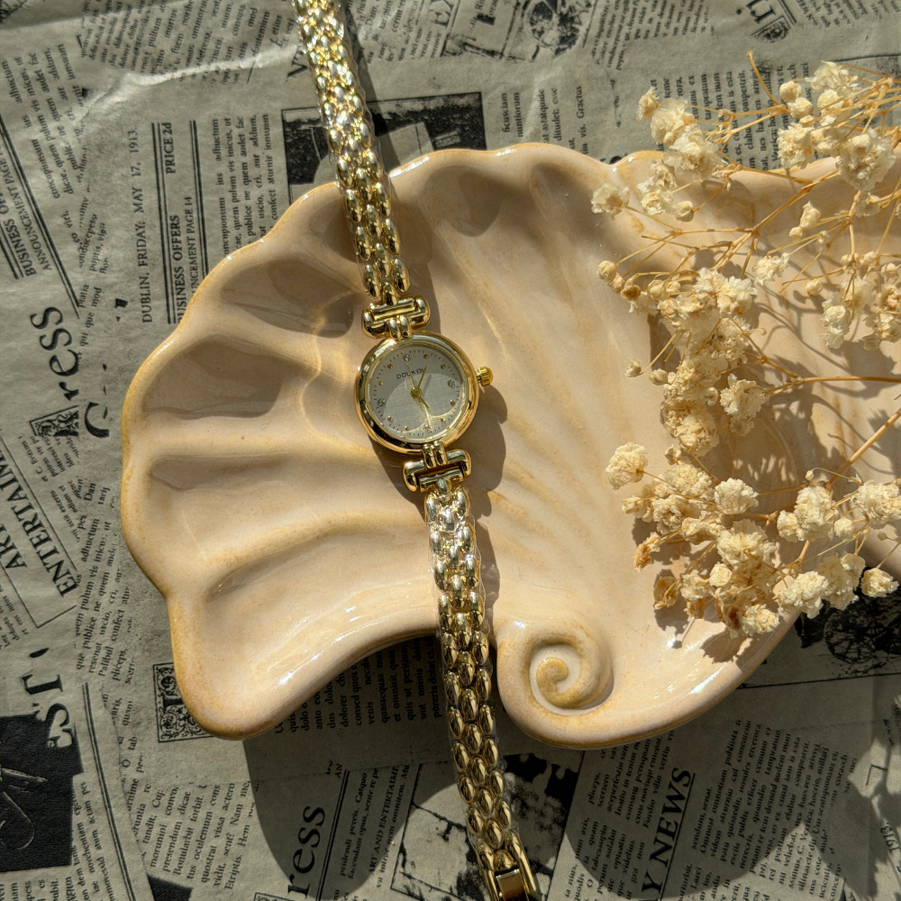 Gold Genevieve Watch