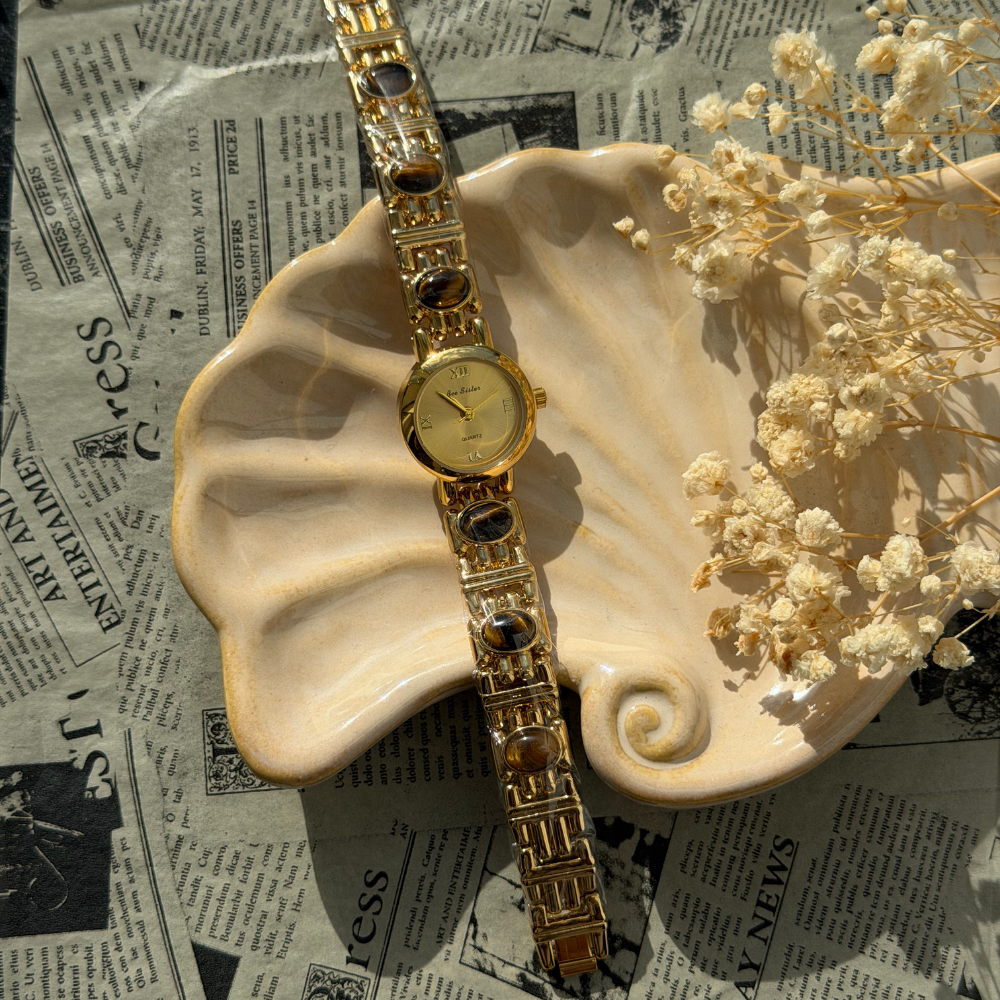 Gold Amber Watch