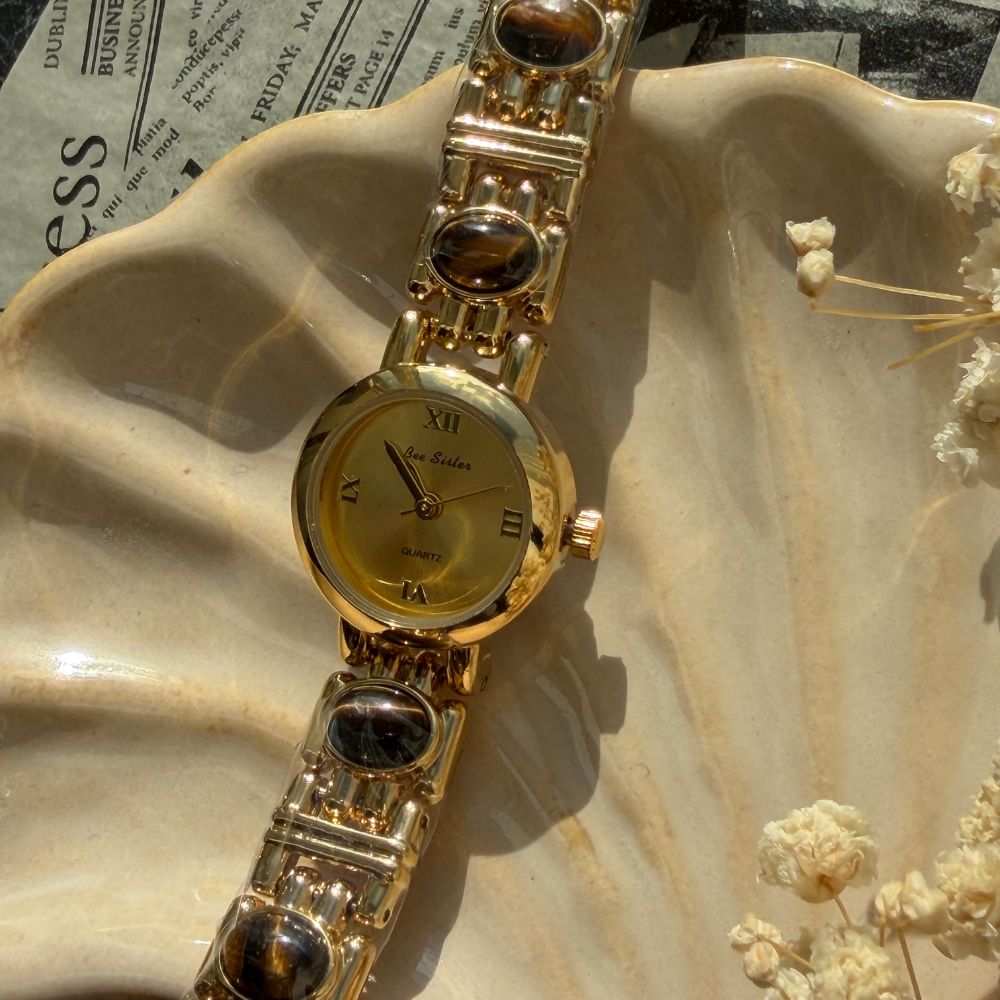 Gold Amber Watch