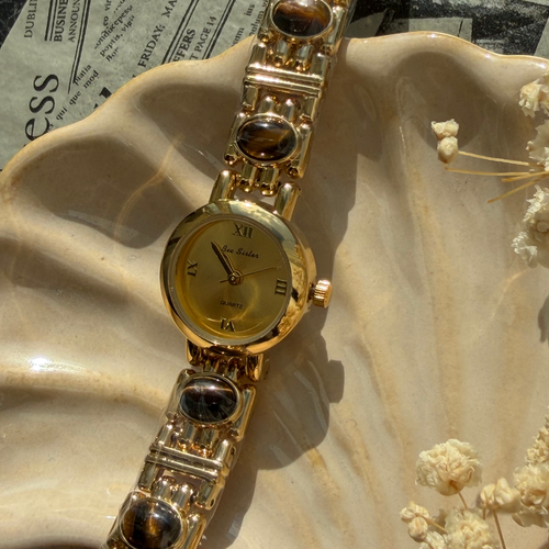 Gold Amber Watch