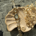 Gold Pearl Loop Watch
