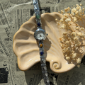 Silver Gem Bracelet Watch