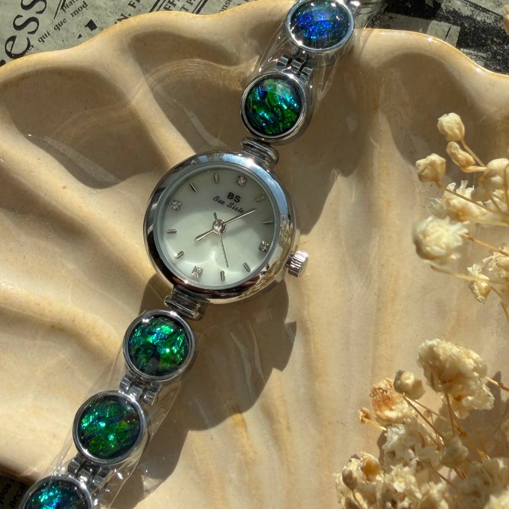 Silver Deep Teal Watch
